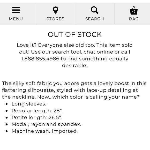 NWT Chico’s Silky Soft Tunic - Picture 8 of 8